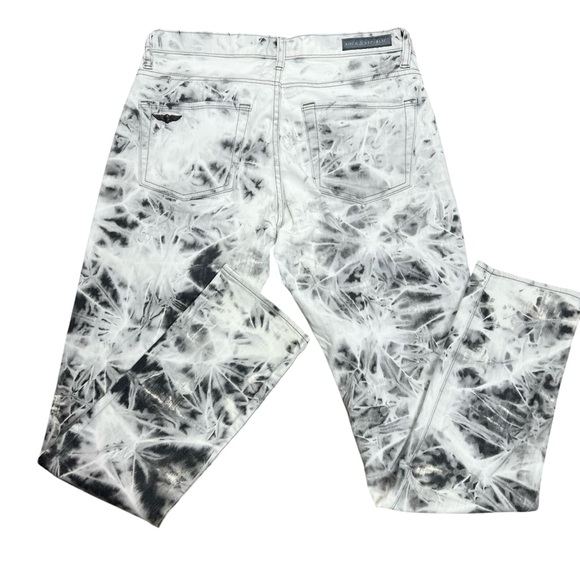 Rock & Republic Berlin acid tie-dye skinny jeans SZ 12 - Picture 2 of 6